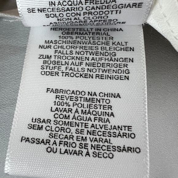 JOIE Yareli White Blouse Pleated Split Neck Raglan Sleeve Pullover Size Small S - Picture 10 of 10